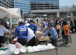 東日本大震災救援の様子（その1）
