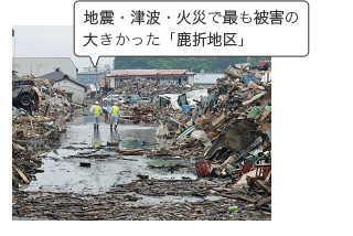 東日本大震災支援の様子の写真02